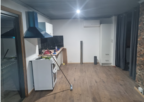 Kitchen fit-out in progress