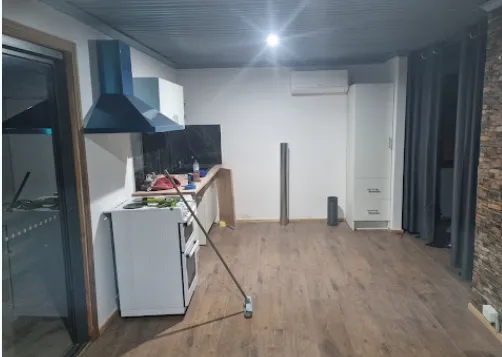 Kitchen fit-out in progress