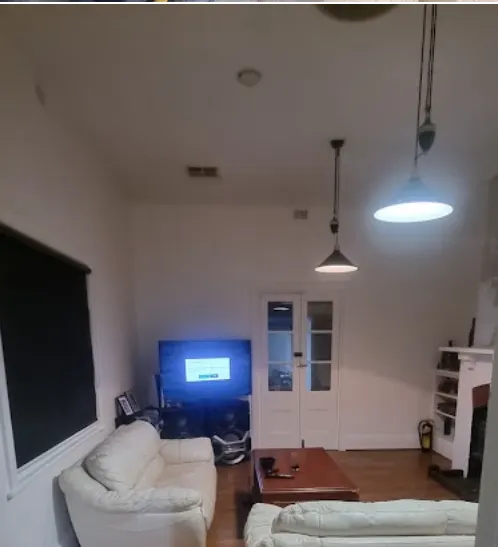 Living room before its makeover